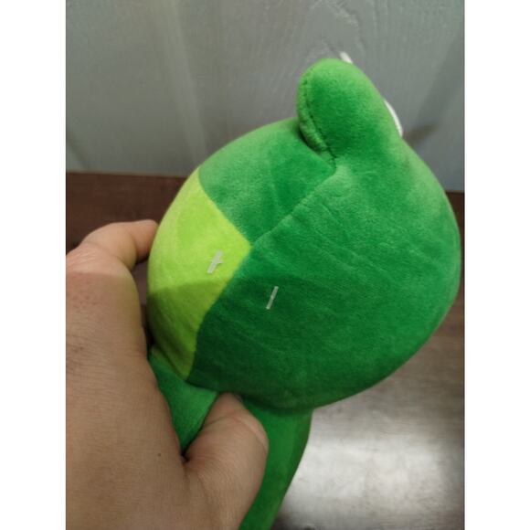 Squish Pals Nanco Green Frog Hook & Loop Hands Hugger Stuffed Animal Plush 13" - Picture 5 of 8